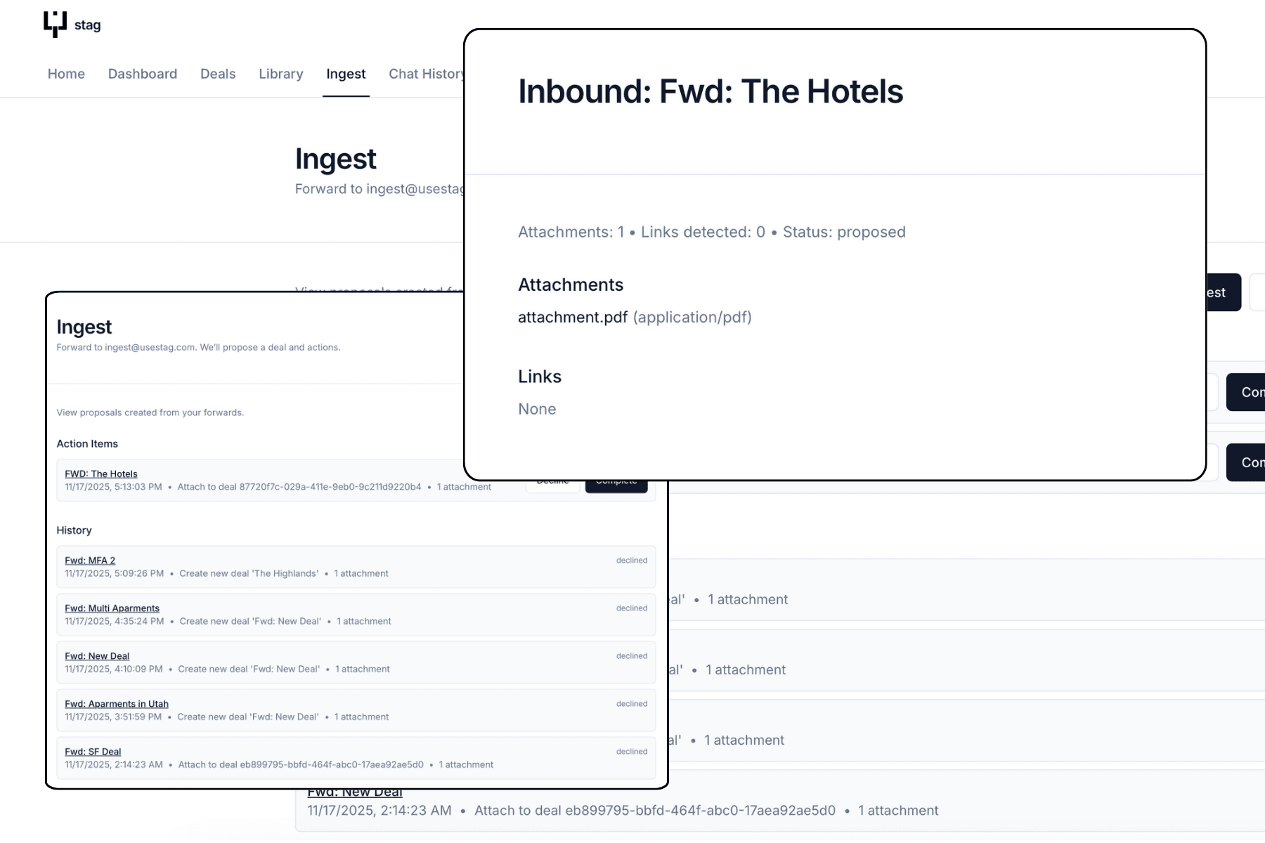 Email Ingest preview